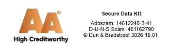 AA - High Creditworthy - Secure Data Kft. D-U-N-S: 401162790